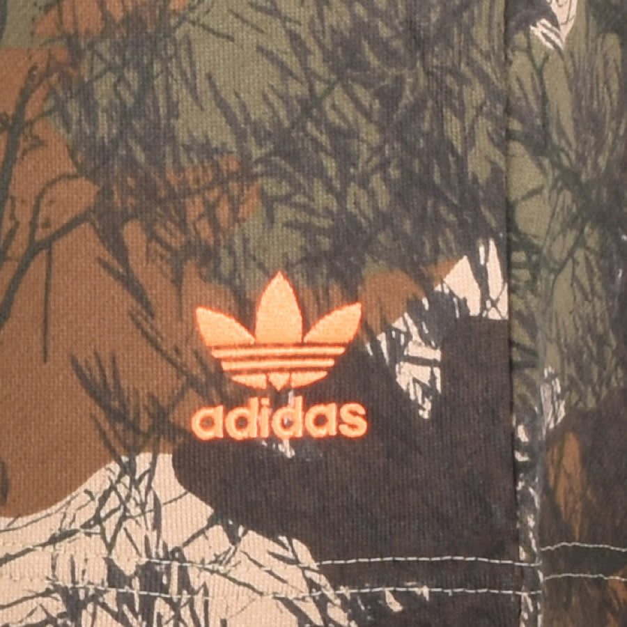 Alternative Image for Productadidas Originals Camouflage Print Shorts Brown3